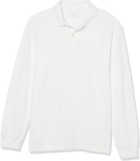The Children’s Place Long Sleeve Pique Polo Shirt