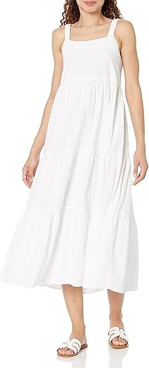 The Drop Britt Tiered Maxi Tent Dress