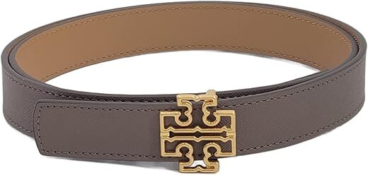 Tory Burch Britten Logo Clam Shell Belt