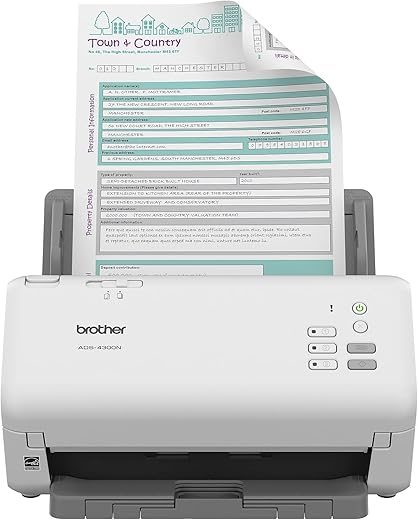 Brother ADS-4300N Professional Desktop Scanner