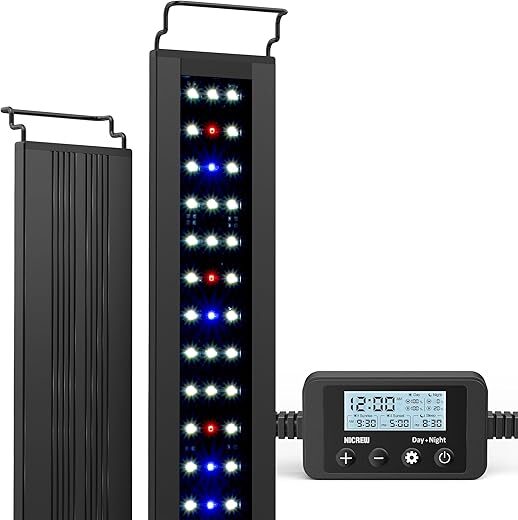 NICREW C10 LED Aquarium Light, 12-18 in