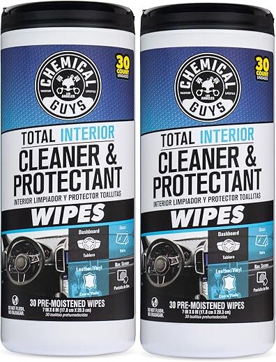 Chemical Guys Canister Wipes – Total Interior Cleaner (60 Ct)
