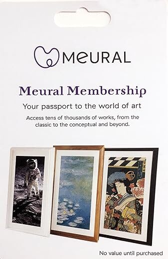 Canvas Annual Membership Card for Digital Picture Frame Art