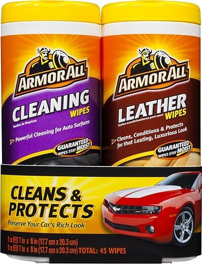 Armor All Car Cleaning And Leather Wipes, 18761