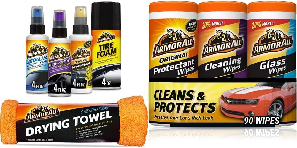 Armor All Car Cleaning Kit And Wipes