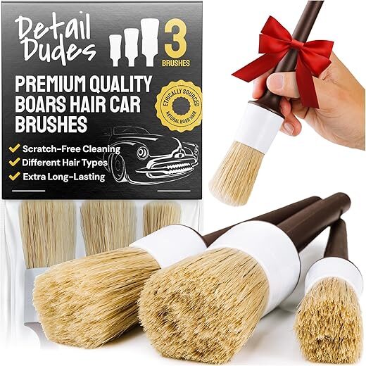 Detail Dudes Car Detailing Brush Set – Ultra Soft