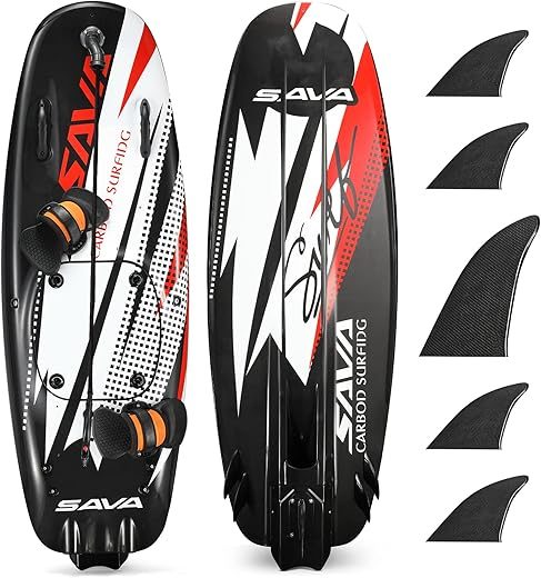 SAVADECK Carbon Fiber Fuel Power Surfboard, Non-Slip