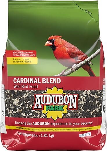 Audubon Park Cardinal Blend Wild Bird Food, 4-Pound Bag