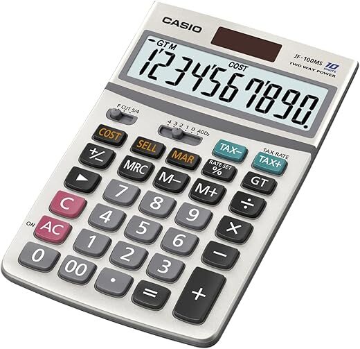 Casio JF-100BM Multicolor Calculator