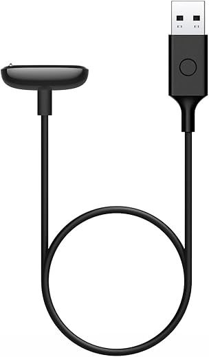 Fitbit Charge 6 Charging Cable, Black