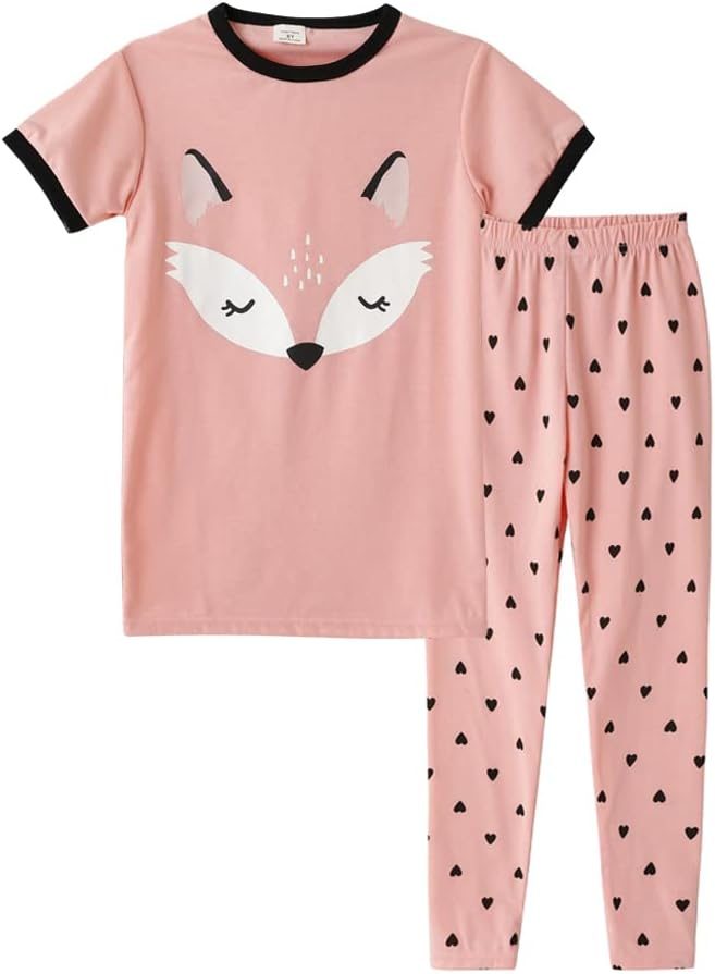 MyFav Children Girl Soft Comfy Pajamas Set