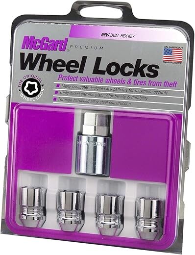 McGard Chrome Cone Seat Wheel Locks (M12 x 1.25)
