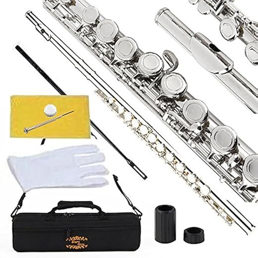 GLORY Closed Hole C Flute With Case