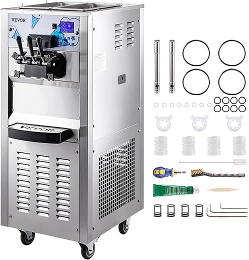 VEVOR Commercial Ice Cream Machine With LCD Panel