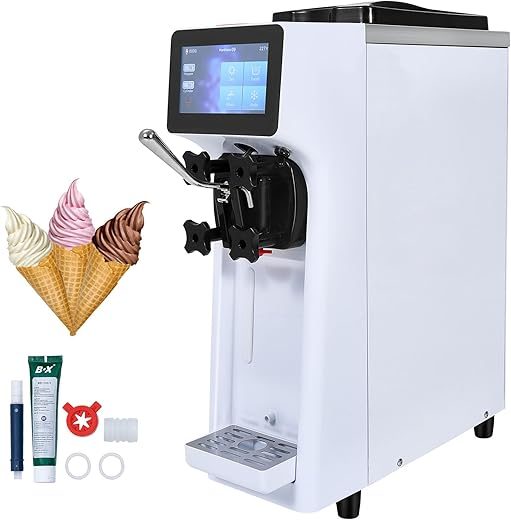 VEVOR Commercial Ice Cream Maker, 10-20L/H Yield