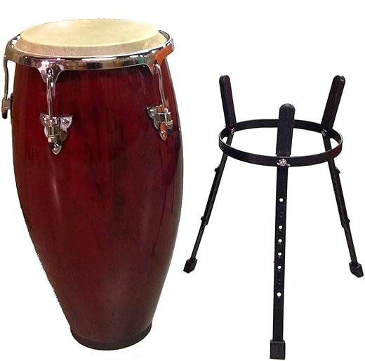 Unknown Conga Drum 11″ + Stand – Red