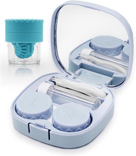 Vastsoon Contact Lens Case with Cleaner Washer