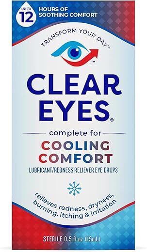 Clear Eyes Cooling Comfort Relief Eye Drops