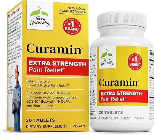 Terry Naturally Curamin Extra Strength Pain Relief Tablets