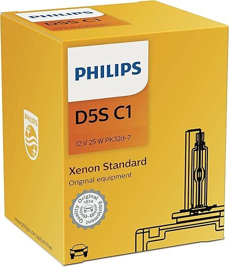 PHILIPS D5SC1 Xenon HID Headlight Bulb, 1 Pack