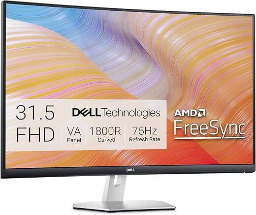 Dell 31.55-inch FHD Curved Monitor