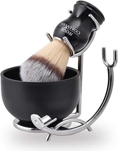 JEQUIL&CORENVEO Deluxe Shaving Kit, 3 in 1