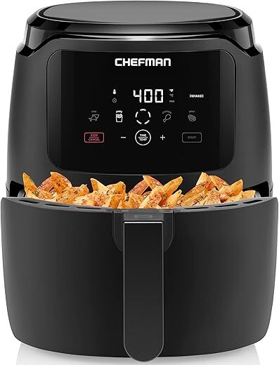 Chefman Digital 5 Qt Air Fryer, One Touch Presets