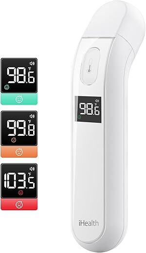 iHealth Digital Infrared Forehead Thermometer, Fast Results