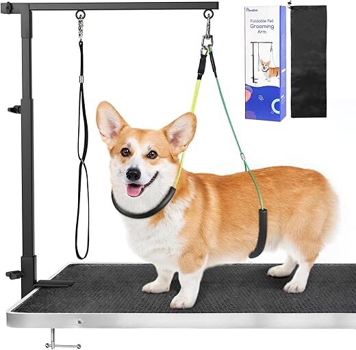 Pawaboo Dog Grooming Table Arm with Clamp, 35