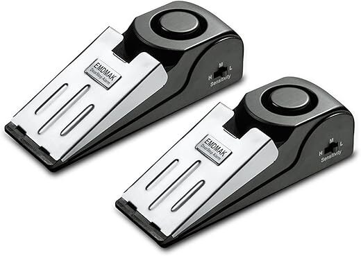 EMDMAK Door Stop Alarm With 120DB Siren