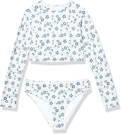 Roxy Dreamer Crop Top Long Sleeve Swim Set