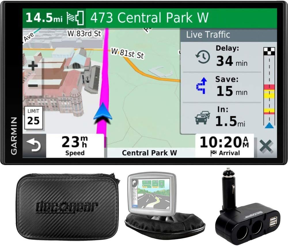 Garmin Drivesmart 65T GPS Navigator Bundle