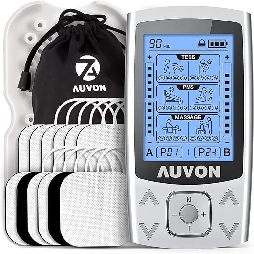 AUVON Dual Channel TENS EMS Muscle Stimulator