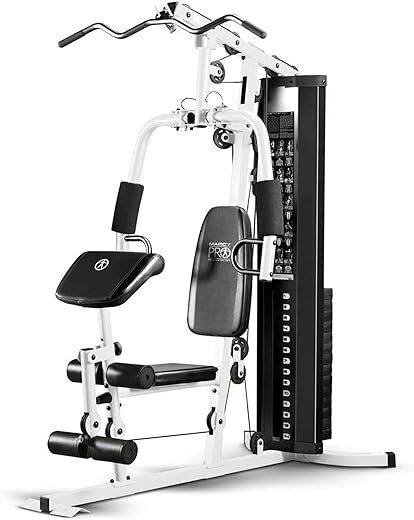 MARCY Dual Function Home Gym with Preacher Pad