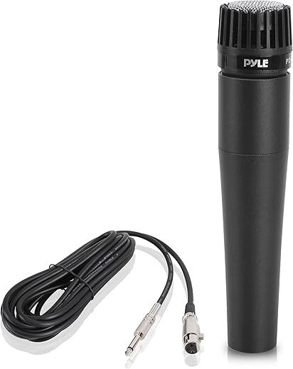 Pyle Dynamic Handheld Microphone With Pop Filter