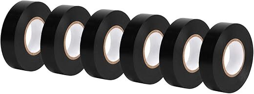 Amazon Basics Electrical Tape, 3/4-Inch By 60-Feet, Black
