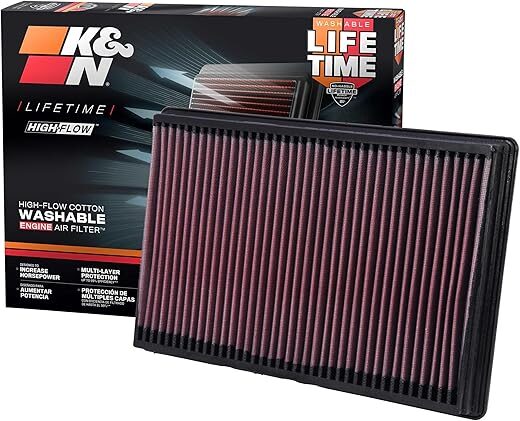 K&N Engine Air Filter For Dodge Ram 2002-2019