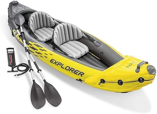 Intex Explorer K2 Inflatable 2-Person Kayak Set