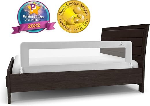ComfyBumpy Extra Long Toddler Bed Rails 59 Inch