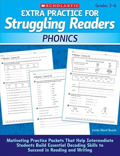 Extra Practice For Struggling Readers: Phonics By Author’s Name