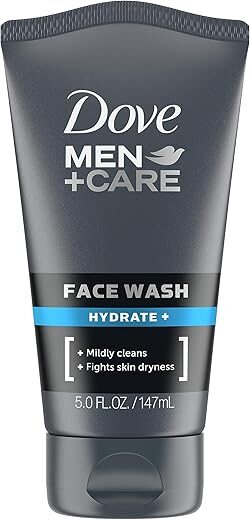 DOVE MEN + CARE Face Wash Hydrate Plus, 5 Fl Oz