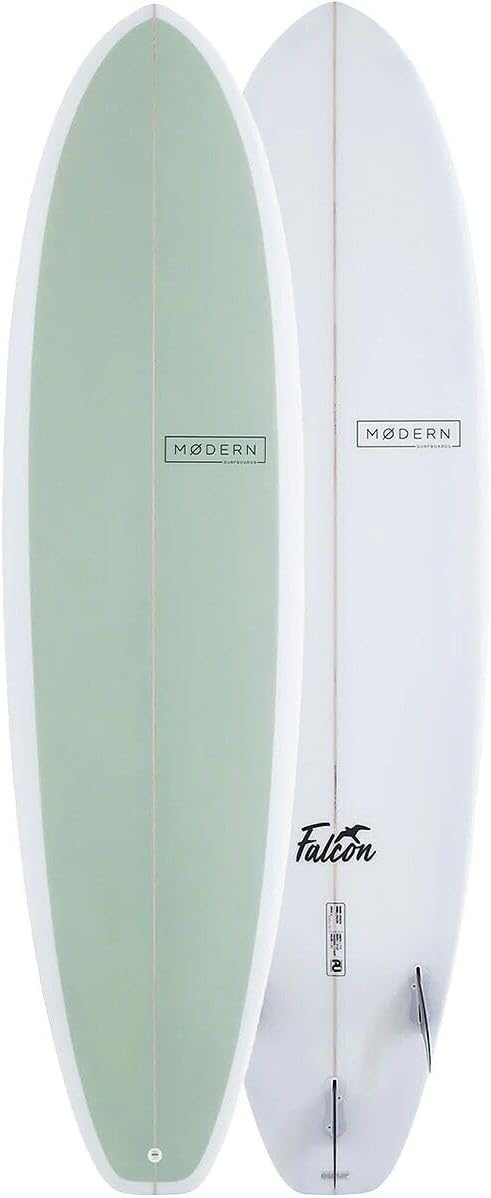 Modern Surfboards Falcon PU Surfboard, Olive, 8ft