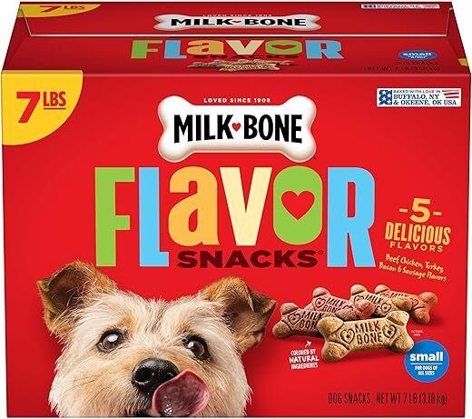 Milk-Bone Flavor Snacks Small Dog Treats, 7 Pound