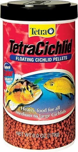 Tetra Floating Cichlid Pellets 6 Ounces 77063