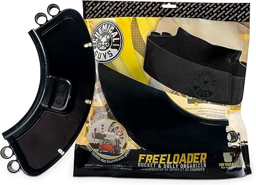 Chemical Guys Freeloader Bucket & Dolly Organizer, Black
