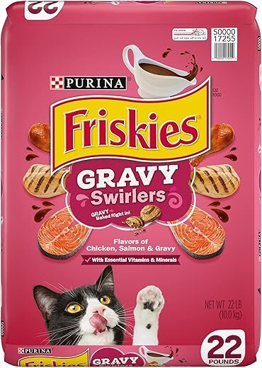 Friskies Friskies Dry Cat Food, Gravy Swirlers