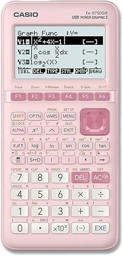 Casio Fx-9750GIII Pink Graphing Calculator