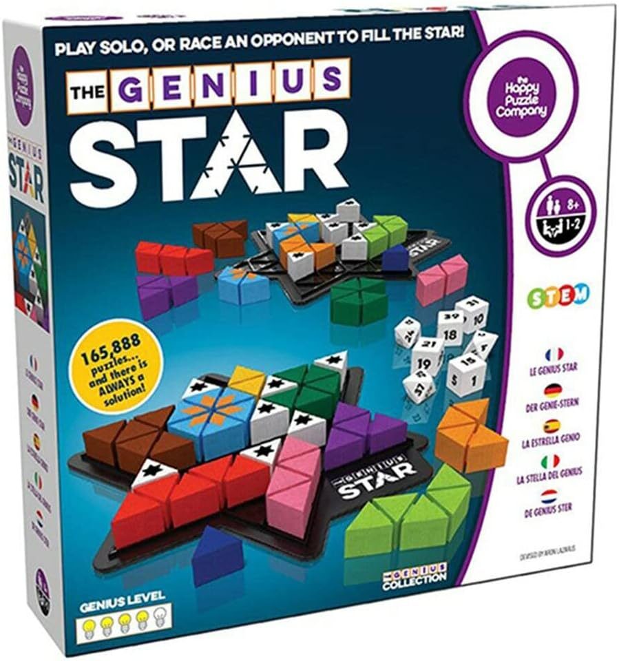The Happy Puzzle Company Genius Star Award-Winning Family Board Game