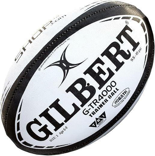 World Rugby Shop Gilbert G-TR4000 Rugby Ball, Adult/Youth