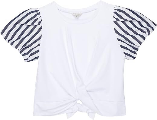 HABITUAL girl Puff Sleeve Wrap Top